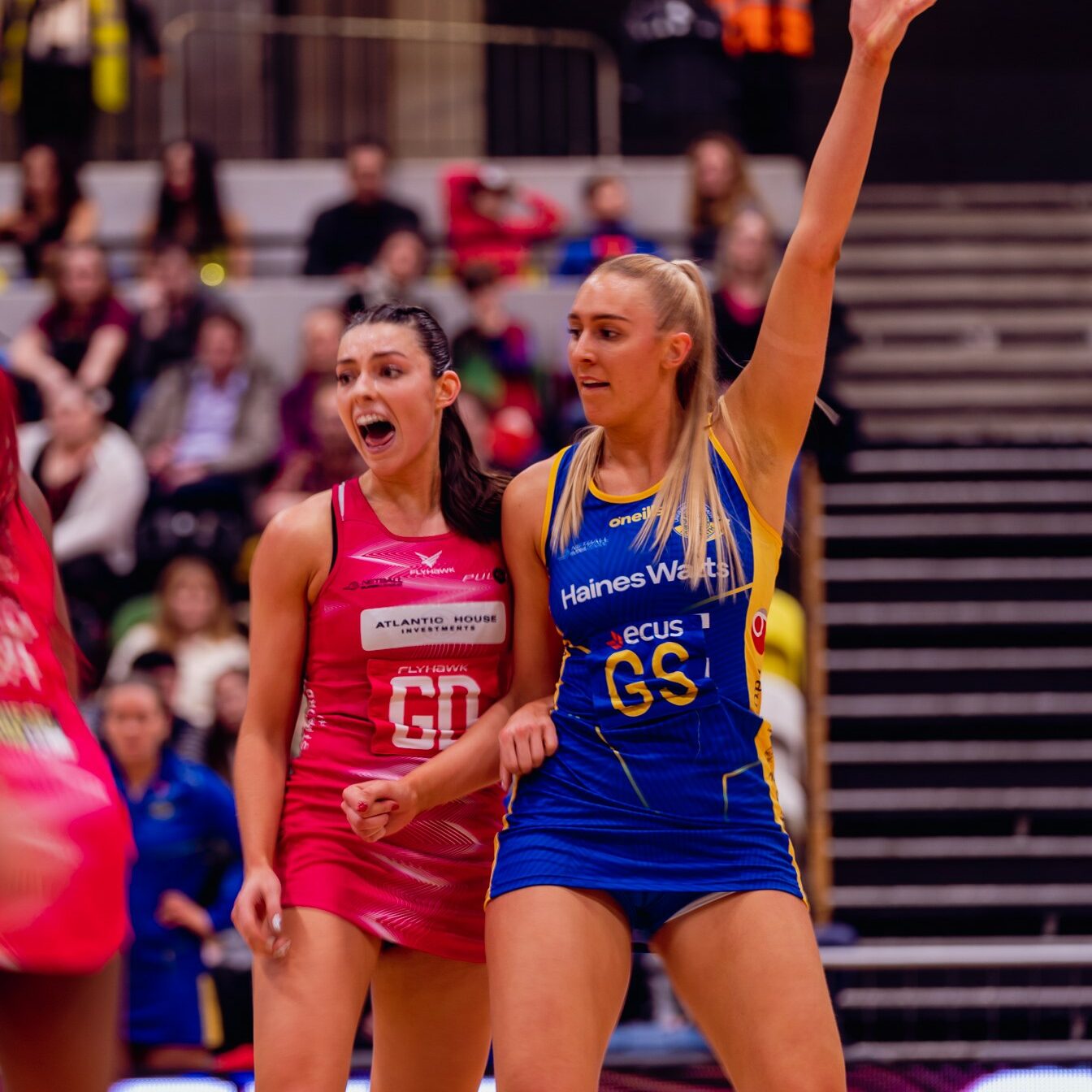 Taken during the Netball Super League game between London Pulse and Team Bath Netball at the Copper Box Arena, London, England on 17th January 2023.